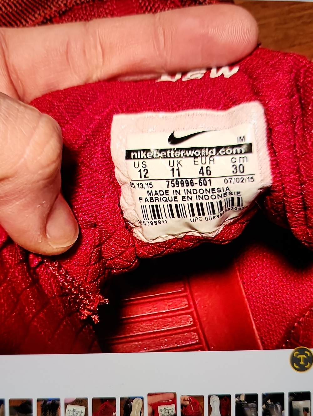 Mens Red Nikes